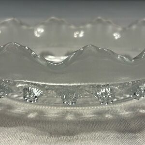 Art Deco 1930s Davidson Glass "Blackberry Prunt" dish.